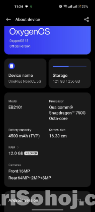 OnePlus nord ce 5g